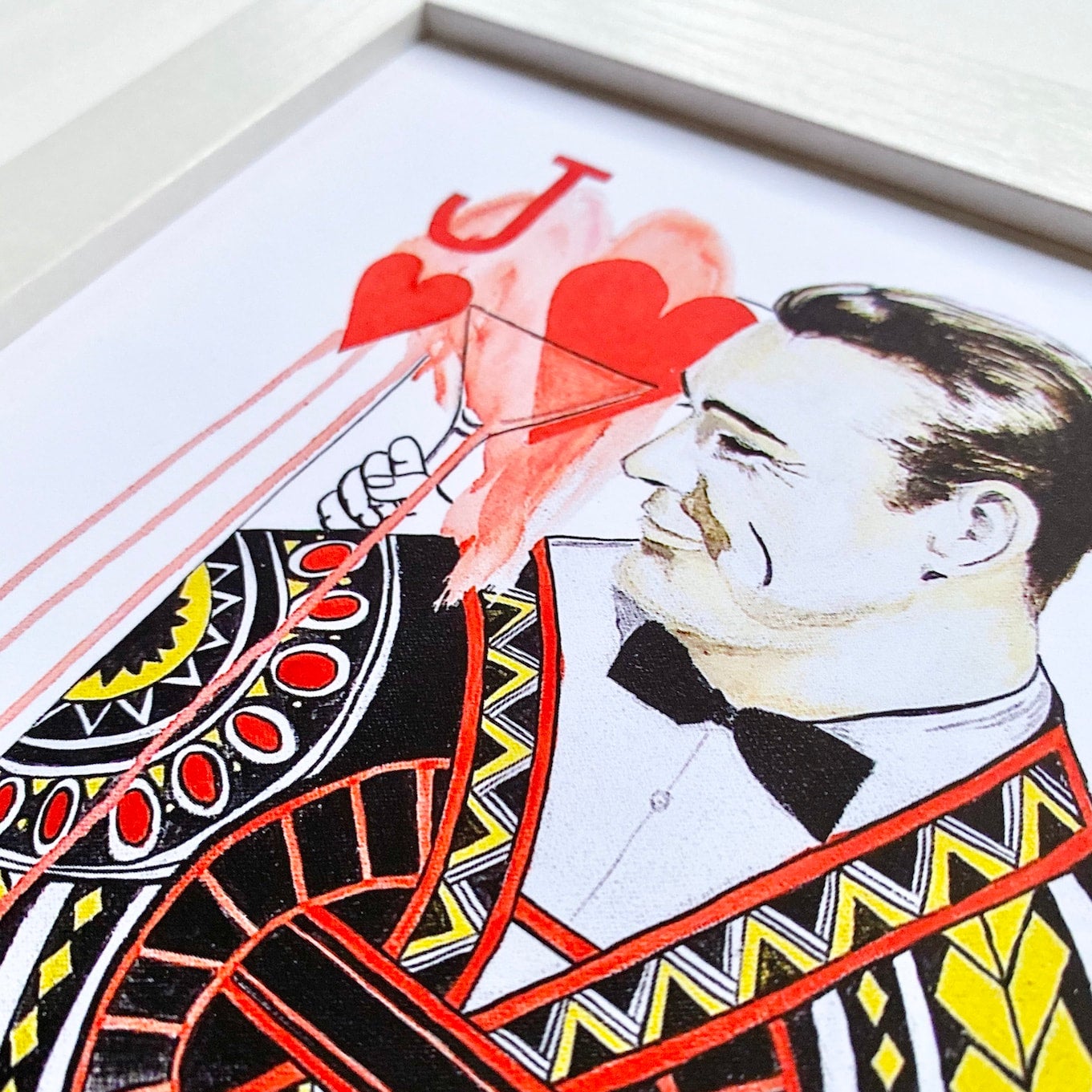 James Bond Of Hearts Art Print | The Lola x Kenneth Collaboration